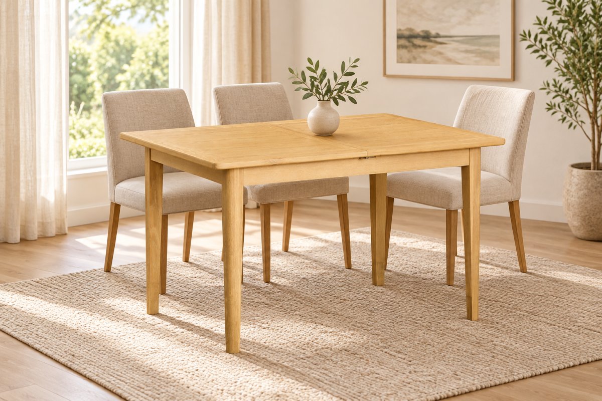 Bergen Ext Dining Table 125–165 cm Bergen Ext Dining Table 125–165 cm