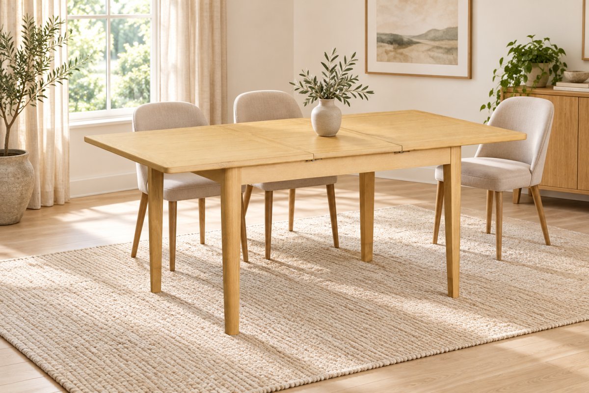 Bergen Ext Dining Table 125–165 cm Bergen Ext Dining Table 125–165 cm