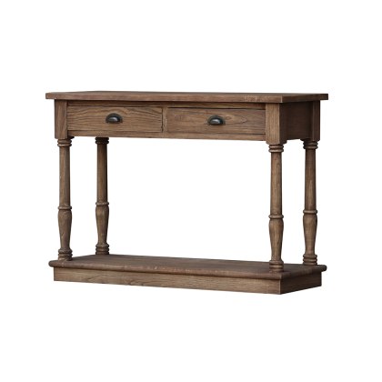 Elm Hall Table With Drawers Elm Hall Table With Drawers