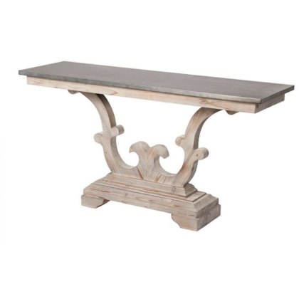 Zinc Top Console