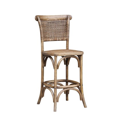 Bar Chair With Woven Back Bar Chair With Woven Back