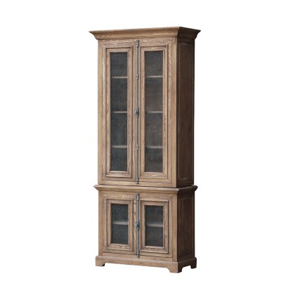 Reclaimed Elm Cabinet With Chicken Wire Doors Reclaimed Elm Cabinet With Chicken Wire Doors