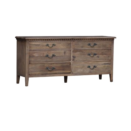 Old Elm 6 Drawer Chest Old Elm 6 Drawer Chest