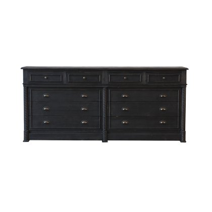 Dark Pine 10 Drawer Sideboard Dark Pine 10 Drawer Sideboard
