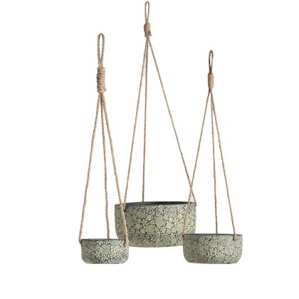 Sobal Hanging Pot Set Of 3