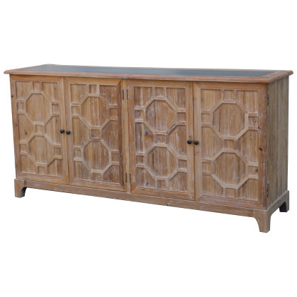Console Cabinet with Zinc Top