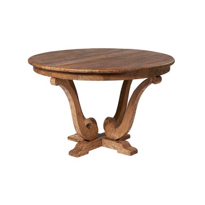 1.2m Old Elm Round Table 1.2m Old Elm Round Table