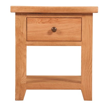 Lamp Table With Shelf