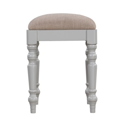 Dressing Stool With Fabric Seat