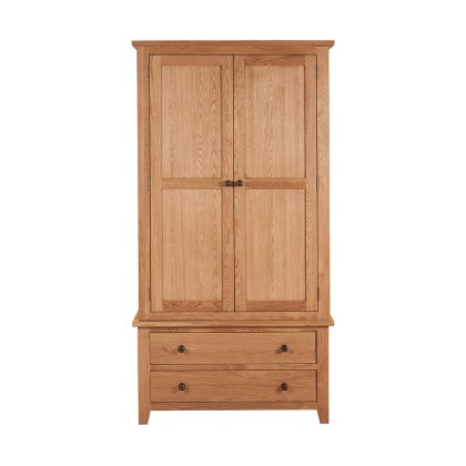 Wardrobe 2 Door 2 Drawer