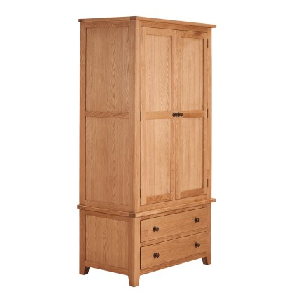 Wardrobe 2 Door 2 Drawer