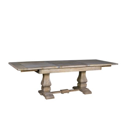 Boatwood Extendable Dining Table With Trestle Feet