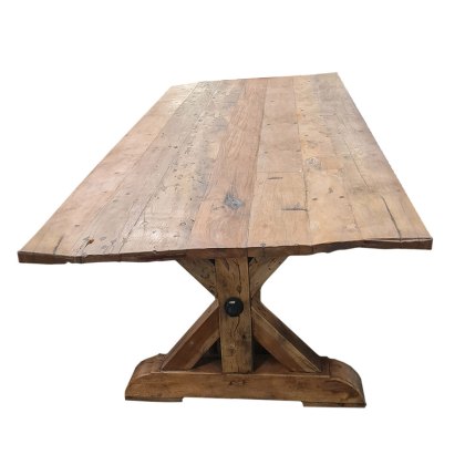 Achille Dining Table With Iron Bar