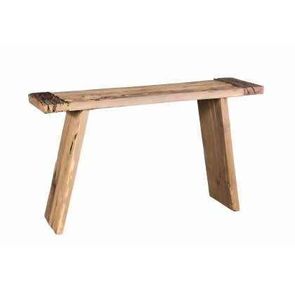 Trugarez Console Table - Distressed Iron Wood