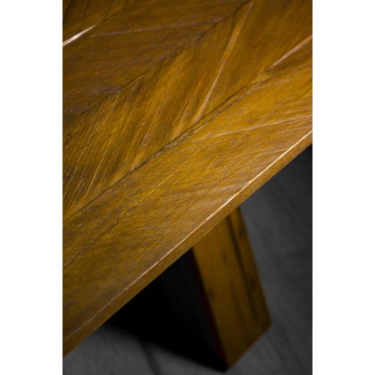 Ada Rectangular Iron Wood 3m Dining Table