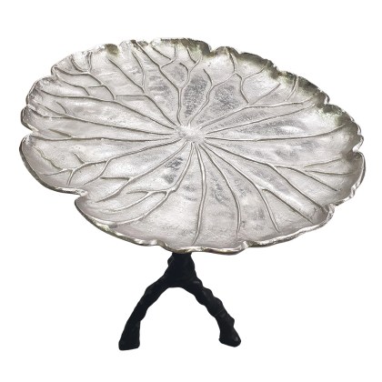 Silver Leaf Side Table