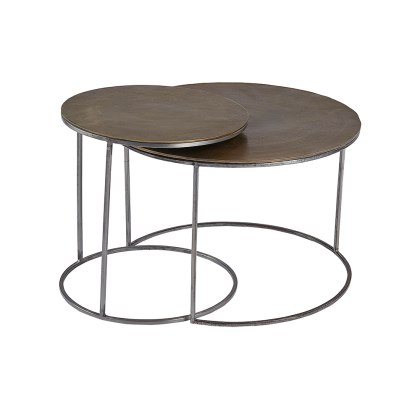 Circular Coffee Table Set Of 2