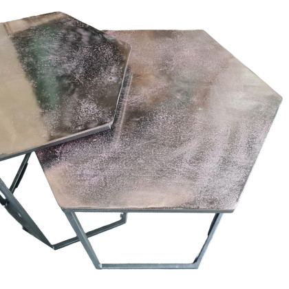 Hex Side Tables Set Of 2