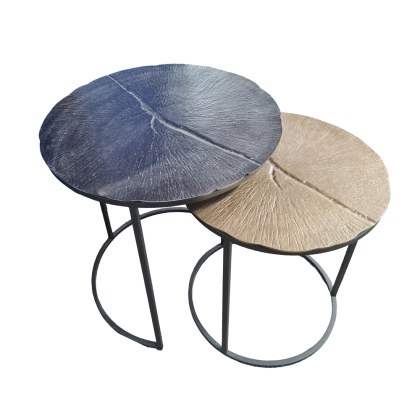 Round Side Table Set Of 2