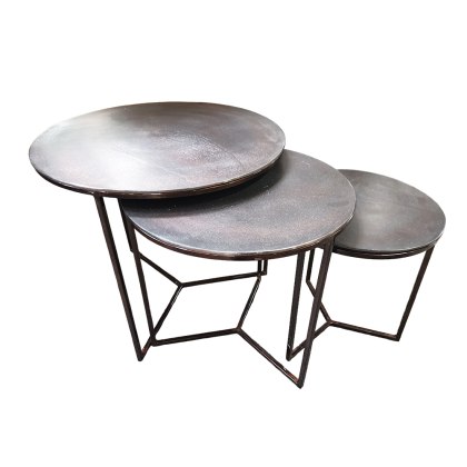 Round Side Table Set Of 3