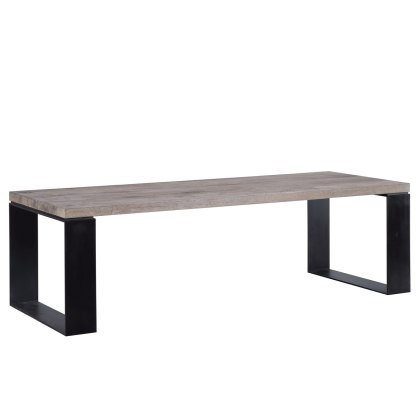Oak & Iron 2.58m Dining Table