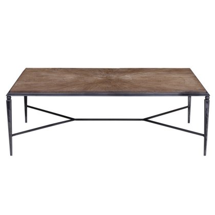 Coffee Table Oak & Iron