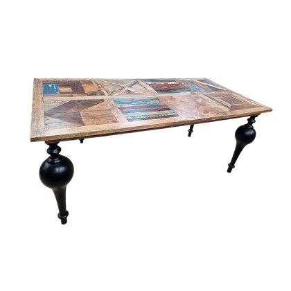 Henry V 1.8m Dining Table With Turned Legs