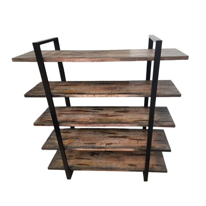 Shuttering Parquet Bookshelf