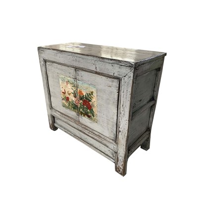 Floral 2 Door Cabinet