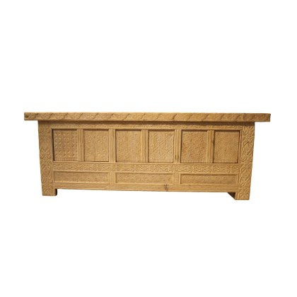 Carved Pine Cabinet