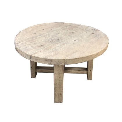 Round Pine Dining Table