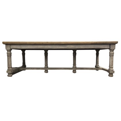 Natural & Grey Dining Table