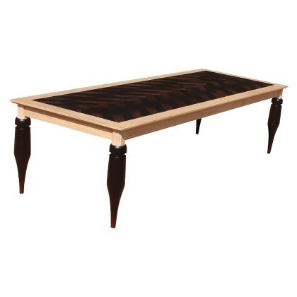 Streifen Table With Carved Legs