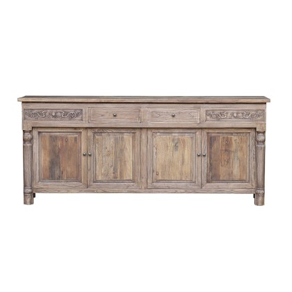 4 Door Sideboard With Carving 4 Door Sideboard With Carving