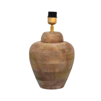 Mango Wood Table Lamp