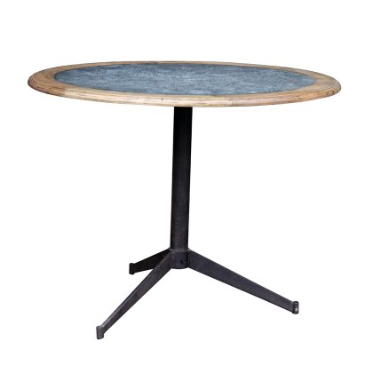Oak & Iron Round Cafe Table Oak & Iron Round Cafe Table