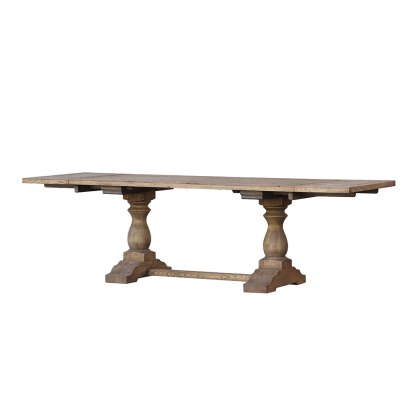 Large Extending Reclaimed Oak Table Large Extending Reclaimed Oak Table
