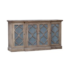 Sideboard With Metal Door Panels