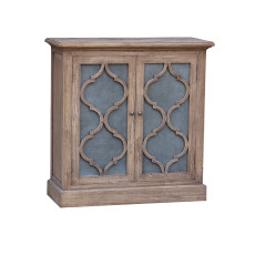 Sideboard With Metal Door Panels