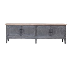 Oak TV Cabinet With 4 Doors