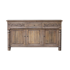 Sideboard With Carving 3 Doors And 1 Drawer