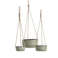 Sobal Hanging Pot Set Of 3