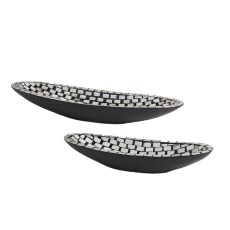 Dixie Pearl Trays Set Of 2