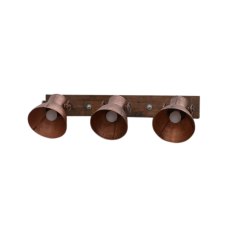 Iron Ceiling Triple Lamp