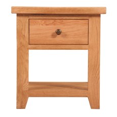 Lamp Table With Shelf