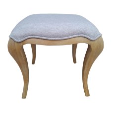Dressing Stool With Fabric Seat