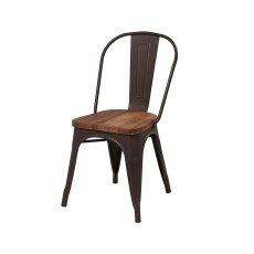Metal Chair With Wood Seat Metal Chair With Wood Seat