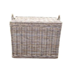 2 x Large Toy Baskets With Linen Liner 2 x Large Toy Baskets With Linen Liner