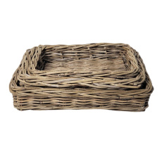 3 x Shallow Tray Baskets