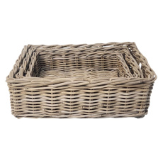 4 x Rectangular Tray Baskets